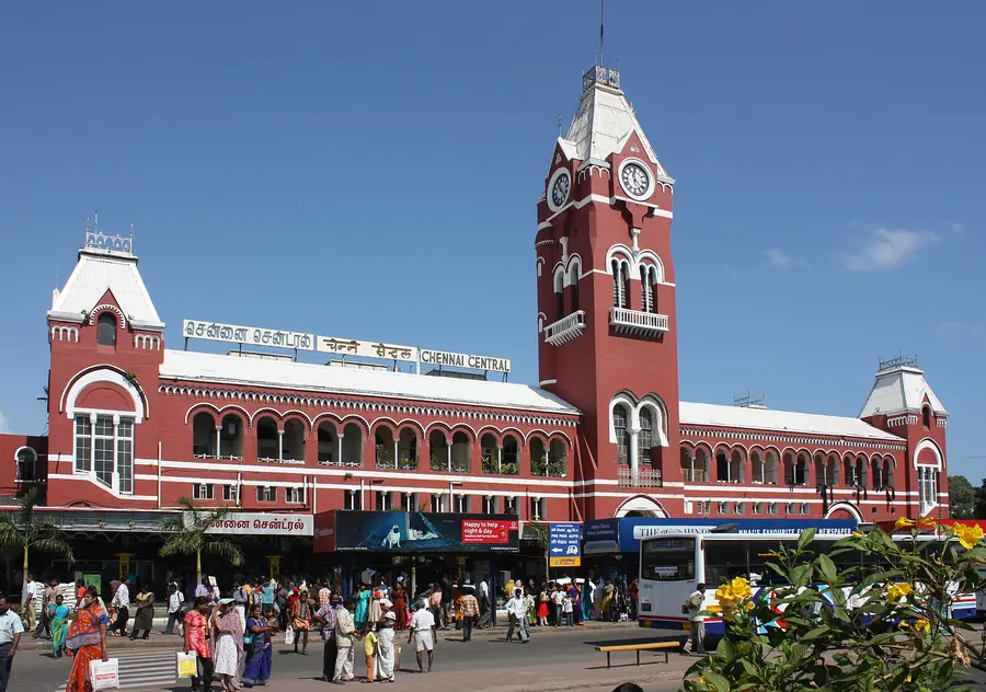 Chennai Central railway station building